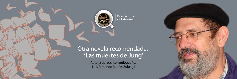 Presentación del libro 'Las muertes de Jung' en el café con arte virtual