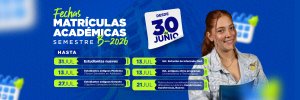 Matr&iacute;culas acad&eacute;micas semestre B-2026: fechas importantes