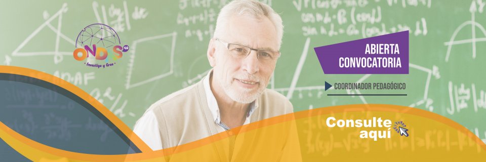 Convocatoria ondas arauca para coordinador pedagógico