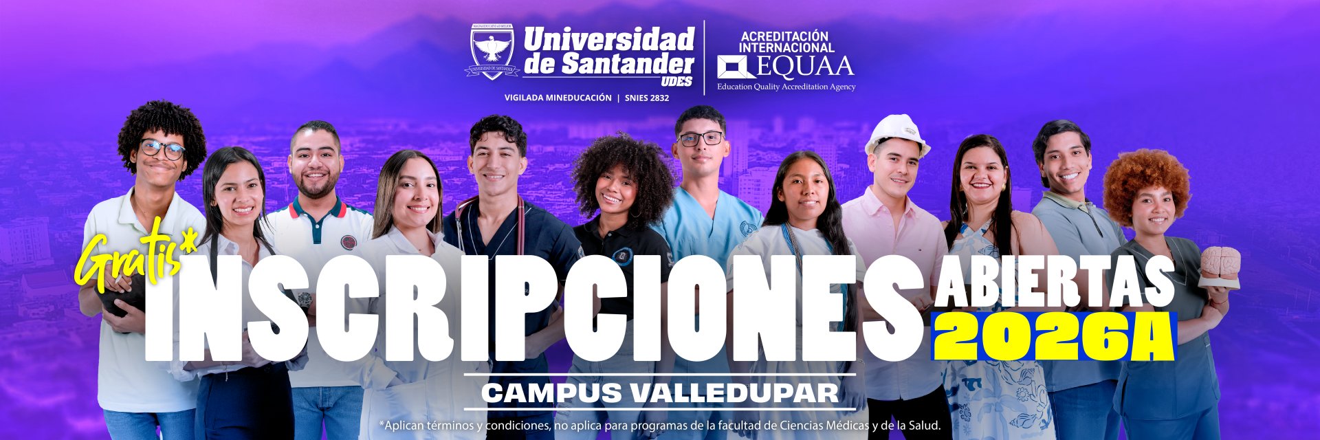 La UDES Valledupar abre inscripciones gratis para el 2026 A