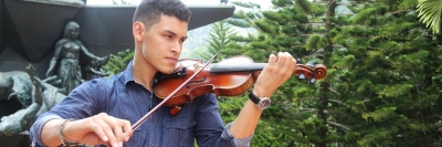 Este es el santandereano seleccionado entre 1300 jóvenes para conformar la Filarmónica Joven de Colombia