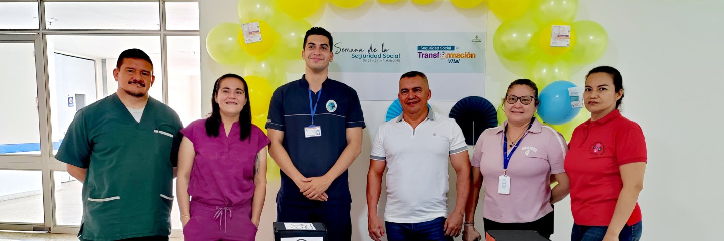UDES Cúcuta conmemoró la semana de ´La seguridad social´ en la ESE Hospital Juan Luis Londoño