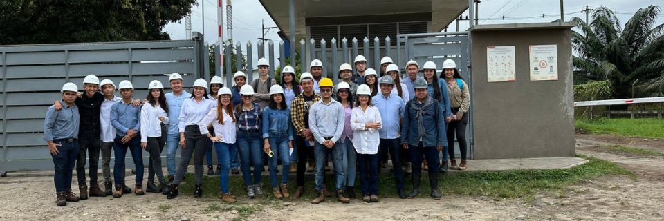 Estudiantes de ingeniería petroquímica y EGAIMP realizaron visita técnica a Palmeras de Puerto Wilches S.A.
