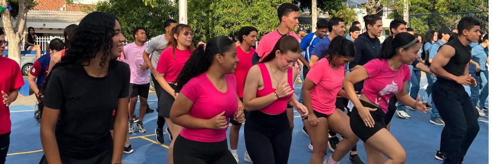 UDES inspira a moverse: estudiantes aceptaron el desafío para una vida saludable