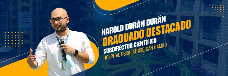 Harold Durán Durán, graduado de medicina UDES con vocación de servicio