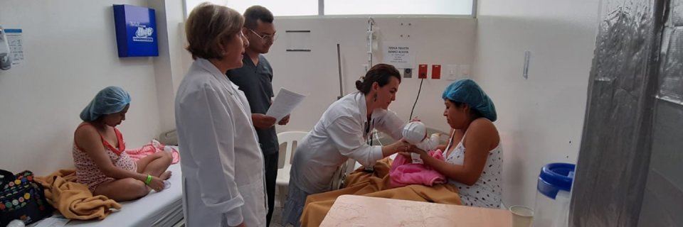 80 estudiantes de medicina UDES realizan apoyo a la lactancia materna en el Hospital San Juan de Dios de Floridablanca