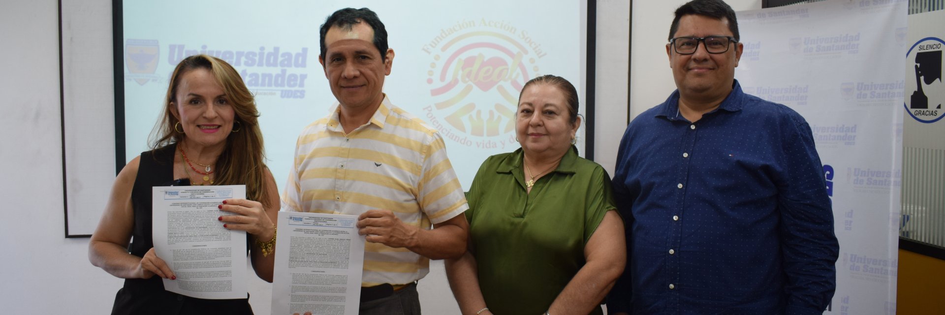 La UDES Cúcuta, firma convenio interinstitucional con la Fundación Acción Social Ideal