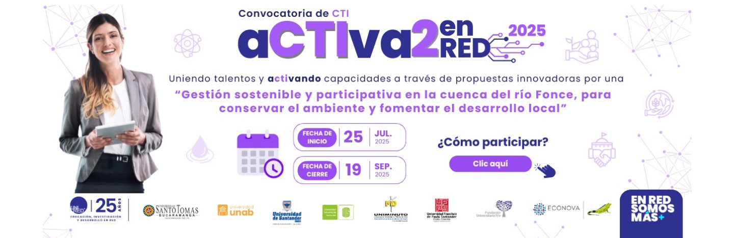 Convocatoria de CTI 'aCTIva2 en RED' UNIRED