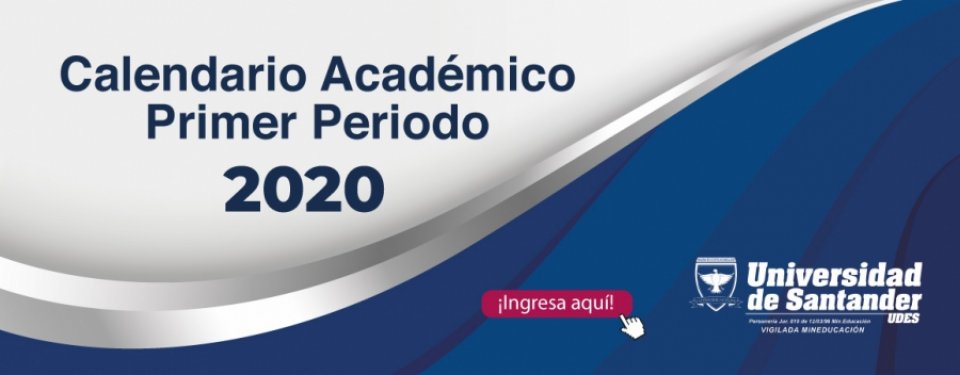 Calendario académico 2020-1