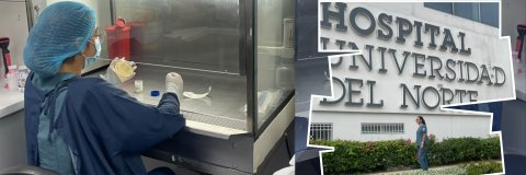 Estudiante de Bacteriología y Laboratorio Clínico de la UDES Cúcuta realiza práctica complementaria en Barranquilla