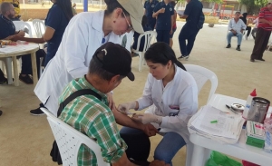 Universidad de Santander visitó a la comunidad del barrio Rudesindo Soto