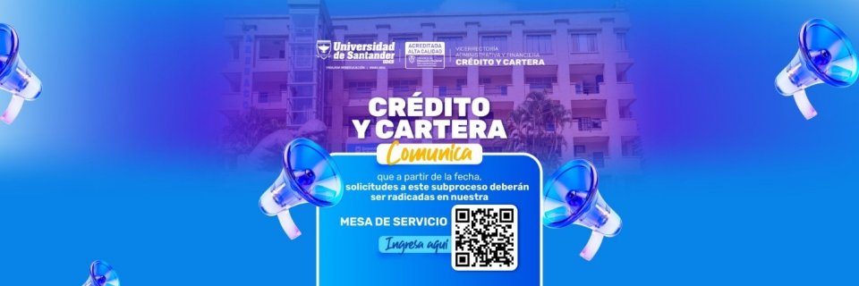 Realiza tus solicitudes de Crédito y Cartera a través de la Mesa de Servicios