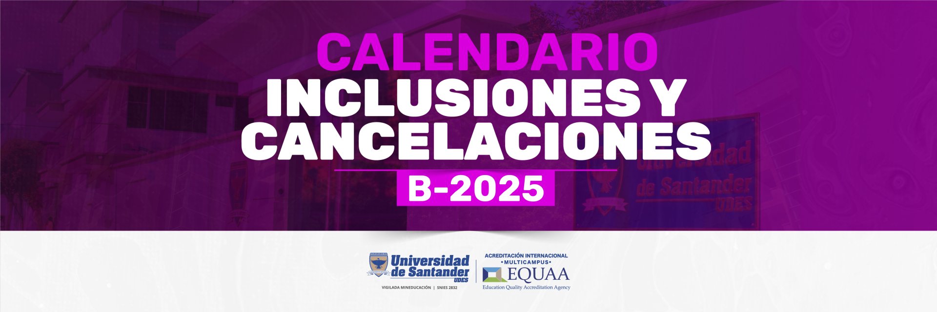 Estas son las fechas de inclusiones y cancelaciones 2025 B