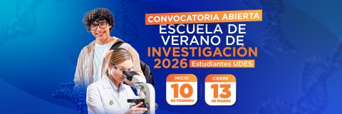 Convocatoria Escuela de Verano Estudiantes UDES 