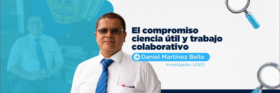 Aprender para ense&ntilde;ar es el motor diario del investigador Daniel Mart&iacute;nez Bello