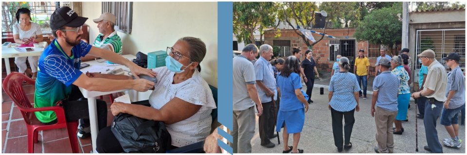 El Programa de Fisioterapia de la UDES Cúcuta fomenta hábitos saludables en adultos mayores