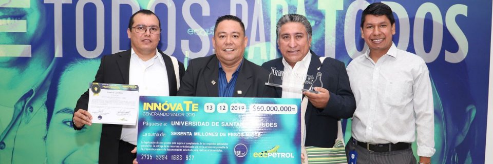 UDES gana premio 'InnovaTe 2019' con propuesta pionera para mejorar la calidad del aire