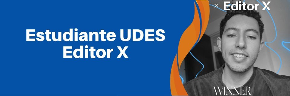 Por su creatividad, graduado UDES fue uno de los grandes ganadores en el festival internacional ‘Editor X’
