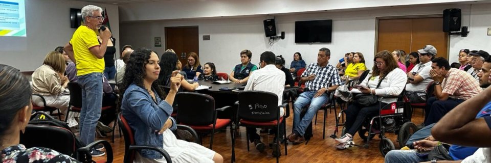 UDES representa a la academia en la actualización de la Política Pública de Discapacidad de Bucaramanga