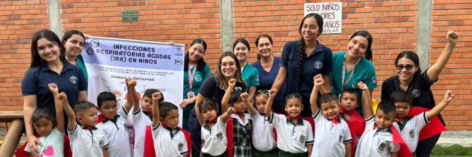Programa AIRE llevó educación en salud respiratoria a niños de Lebrija
