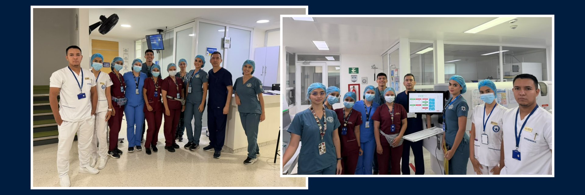 Estudiantes de la UDES Cúcuta participaron en práctica colaborativa en la Clínica Medical Duarte