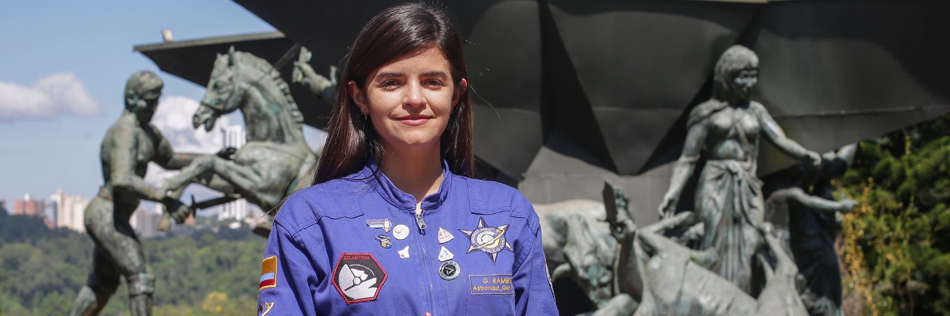 Giovanna Ramírez, la primera astronauta colombiana que viajaría al espacio visitó la UDES