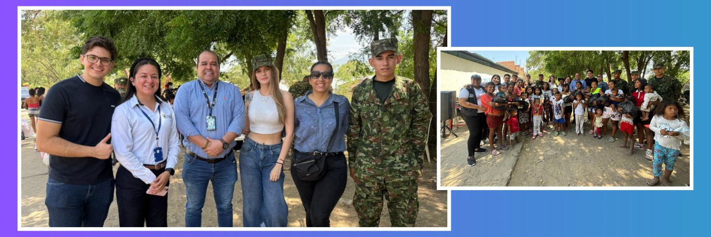Programa de Comercio Exterior de la UDES Cúcuta participó en jornada humanitaria con comunidad indígena Yukpa