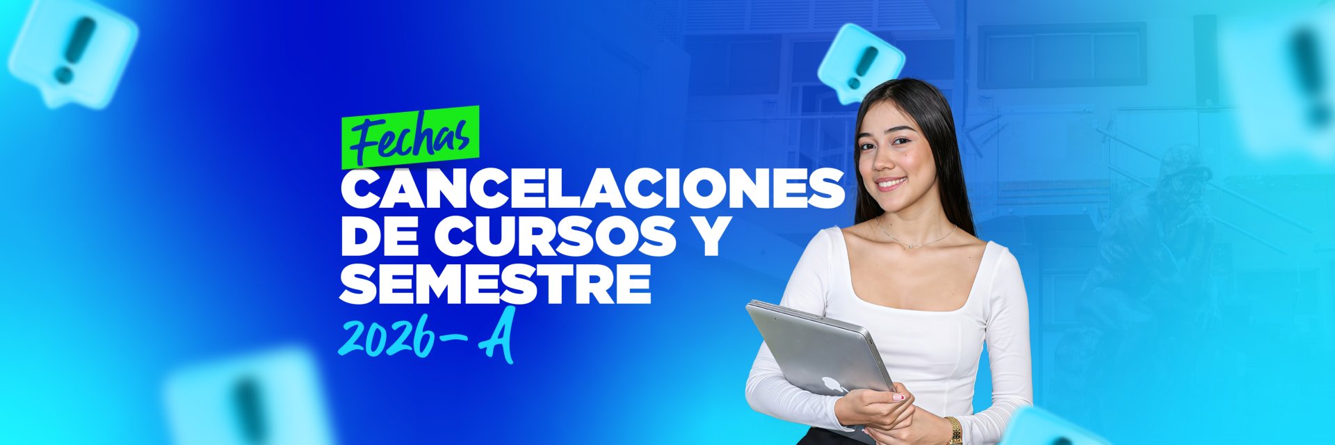Cancelación de cursos y semestre 2026 A