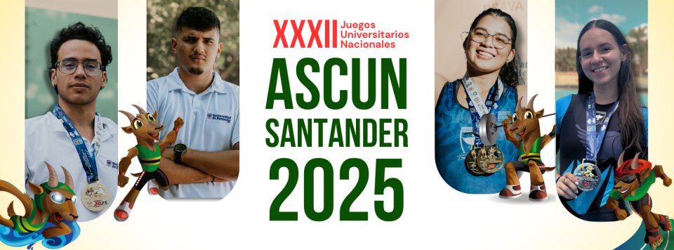 Deportistas UDES brillan con 23 medallas en los Juegos Universitarios ASCUN 2025