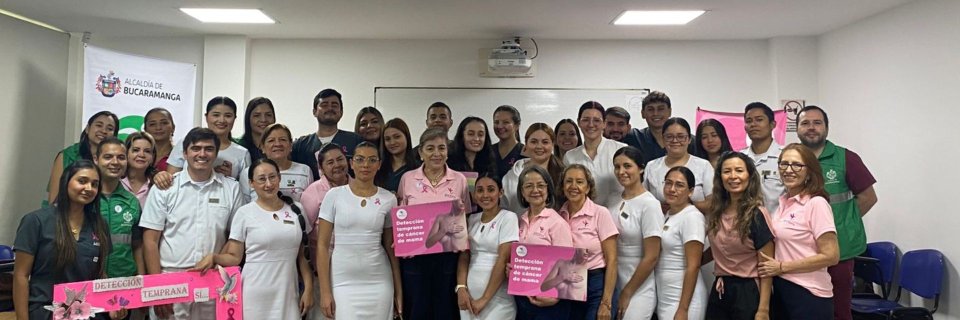 UDES fortalece la formación en prevención del cáncer de mama junto a la Alcaldía de Bucaramanga