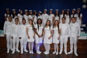 Imposición de símbolos a estudiantes de noveno semestre del Programa de Enfermería UDES